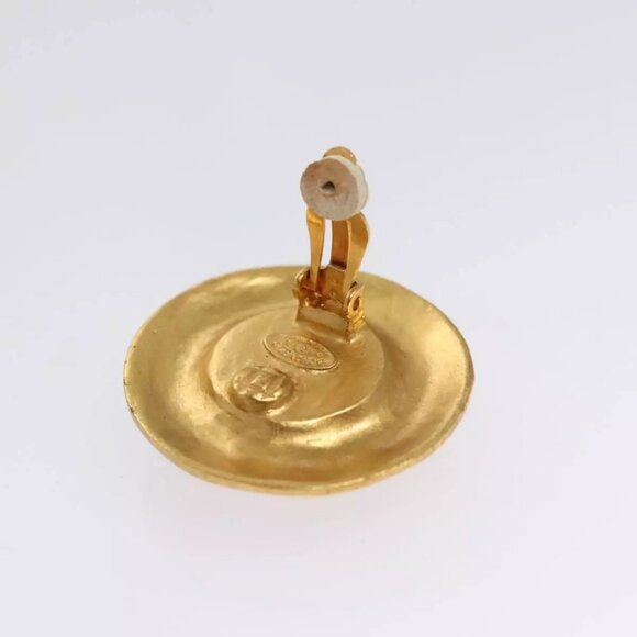 CHANEL Earring metal Gold CC Auth - Picture 12 of 12